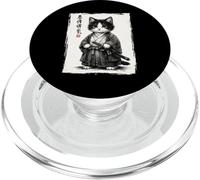 Samurai Cat - Chat Japonais Guerrier Ukiyo-e PopSockets PopGrip pour MagSafe
