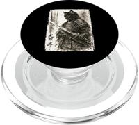 Samurai Cat - Chat Japonais Ukiyo-e Warrior Cat PopSockets PopGrip pour MagSafe