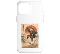 Samurai Cat Riding Chicken - Chat Japonais Ukiyo-e Warrior Coque pour iPhone 16 Pro Max