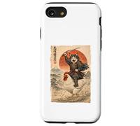 Samurai Cat Riding Chicken - Chat Japonais Ukiyo-e Warrior Coque pour iPhone SE (2020) / 7/8