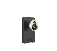 Samurai Cat Warrior Japanese Art Feline Katana PopSockets PopWallet pour MagSafe