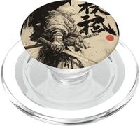 Samurai Cat Warrior, pour Homme | Chat Samurai Graphic, Japonais PopSockets PopGrip pour MagSafe