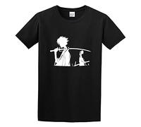 Samurai Champloo Anime Mugen and Jin The Edo Erao Neck Men T-Shirt Size XL