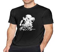 Samurai Champloo Men's Cotton Fashion Pattern Breathable Short-Sleeved T-Shirt Size M