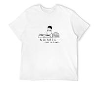 Samurai Champloo T Shirt Nujabes T-Shirt 100% Cotton Graphic Tee Shirt Plus Size Fun Short Sleeve Male Basic Tshirt XXL White