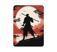 Samurai Désodorisant de voiture à suspendre, tablettes d'aromathérapie parfumées longue durée pour voiture, cartes parfumées carrées pour véhicules, chambre à coucher, armoire, style noir