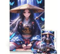 Samurai Guardian par The Hard Jigsaw Puzzle pour Adultes 1000 pièces, Jeu de logique et d'adresse, à Partager en Famille, pièce de Collection (50x75cm)