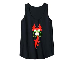 Samurai Jack Aku Face Débardeur, Femme, Noir, L