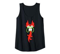 Samurai Jack Aku Face Débardeur, Femme, Noir, XXL