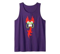 Samurai Jack Aku Face Débardeur, Homme, Violet, L