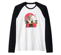 Samurai Japonais Ninja Cat Cattori Hanzo Katana Manche Raglan