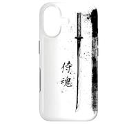 Samurai Katana en esthétique Vaporwave Vibrations Japonais Coque pour iPhone 17