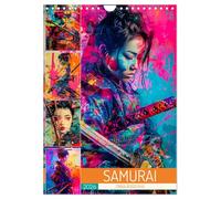 Samurai - Onna Bugeisha (Wandkalender 2026 DIN A4 hoch), CALVENDO Monatskalender: Erleben Sie jeden Monat die Pracht der legendären Kriegerinnen Japans in lebendigen und beeindruckenden Farben!
