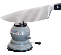 Samurai Pro aiguiseur manuel de couteaux | aiguiseur de couteaux compact | aiguiseur polyvalent - tranchant lisse, tranchant ondulé et tranchant ciseaux | aiguiseur de ciseaux