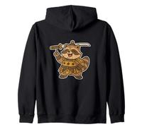 Samurai Raton Laveur Vintage Armor Fun Sweat à Capuche