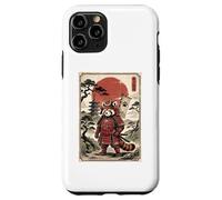 Samurai Red Panda Japanese Vintage Funny Gifts Graphic Art Coque pour iPhone 11 Pro