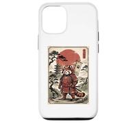 Samurai Red Panda Japanese Vintage Funny Gifts Graphic Art Coque pour iPhone 12/12 Pro