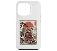 Samurai Red Panda Japanese Vintage Funny Gifts Graphic Art Coque pour iPhone 13 Pro