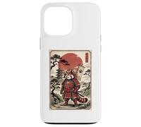 Samurai Red Panda Japanese Vintage Funny Gifts Graphic Art Coque pour iPhone 13 Pro Max