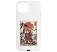 Samurai Red Panda Japanese Vintage Funny Gifts Graphic Art Coque pour iPhone 15 Plus