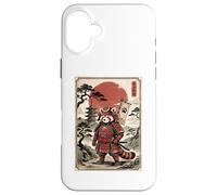 Samurai Red Panda Japanese Vintage Funny Gifts Graphic Art Coque pour iPhone 16 Plus