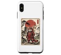 Samurai Red Panda Japanese Vintage Funny Gifts Graphic Art Coque pour iPhone XS Max