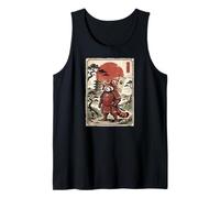 Samurai Red Panda Japanese Vintage Funny Gifts Graphic Art Débardeur