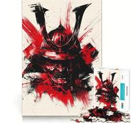 Samurai Resolve Puzzle 1000 pièces pour Adolescents Améliore la mémoire Détente et Plaisir Bords précis Cadeau élégant (38x52cm)
