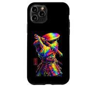 Samurai Ronin Warrior Chapeau de Paille Illustration Artistique Coque pour iPhone 11 Pro