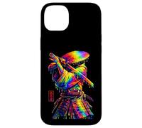 Samurai Ronin Warrior Chapeau de Paille Illustration Artistique Coque pour iPhone 14 Plus