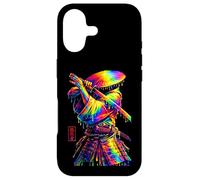 Samurai Ronin Warrior Chapeau de Paille Illustration Artistique Coque pour iPhone 17