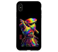 Samurai Ronin Warrior Chapeau de Paille Illustration Artistique Coque pour iPhone XS Max