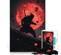 Samurai Sekiro Puzzle 1000 Pièces Adultes Jeu de réflexion Intelligent Activité à la Maison Découpe Lisse Surprise de Noël (38x52cm)