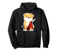 Samurai Shiba Le Chien Lame Silencieuse Meme Design Sweat à Capuche