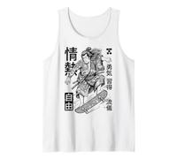 Samurai Skater Skateboard Passion Freedom Débardeur