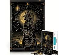 Samurai Star Puzzle 1000 Pièces pour Adolescents Stimulation de la Mémoire, Calme et Évasion Assemblage Surprise Chaleureuse (50x75cm)