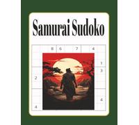Samurai Sudoko: Brain-Boosting Fun for Puzzle Lovers of All Ages | With 9×9 grids, 1 puzzle per page is perfect for clarity, especially if you want readable numbers for all ages.