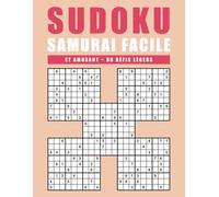 Samurai Sudoku Facile et Amusant - 80 Défis Légers: Plaisir de Résolution pour Moments de Détente Intelligente