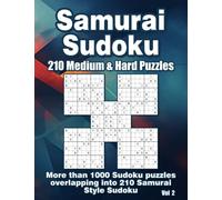 Samurai Sudoku for Adults: 1000 Medium & Hard Puzzle Variations