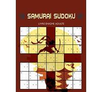 Samurai Sudoku livre enigme adulte: 500 puzzles difficiles se chevauchant dans 100 styles de samouraï ,Maxi Sudoku .