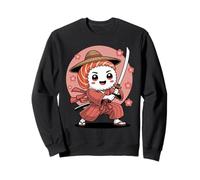 Samurai Sushi Roll Kawaii, Dessin animé Amusant et Mignon, Art Japonais Sweatshirt