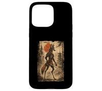 Samurai Warrior Maned Wolf Japanese Vintage Graphic Ukiyo-e Coque pour iPhone 15 Pro Max