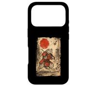 Samurai Warrior Snow Leopard Japanese Vintage Graphic Humor Coque pour iPhone 17 Pro