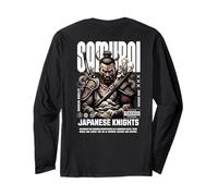 Samurai Warrior Soul Japan Backprint Streetwear Art Manche Longue