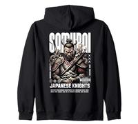 Samurai Warrior Soul Japan Backprint Streetwear Art Sweat à Capuche
