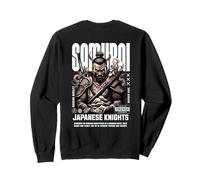 Samurai Warrior Soul Japan Backprint Streetwear Art Sweatshirt