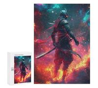 Samurai Warrior with Sword Puzzle 1000 Pièces Educa Jouet en Bois Cadeau Unique Décoration Intérieure Jeu Éducatif Challenge Toy Adultes Et Enfants À Partir De 14 Ans 300 PCS