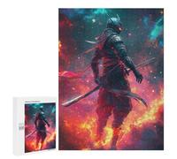 Samurai Warrior with Sword Puzzle 1000 Pièces Educa Jouet en Bois Cadeau Unique Décoration Intérieure Jeu Éducatif Challenge Toy Adultes Et Enfants À Partir De 14 Ans 500 PCS