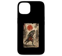Samurai Warrior Wolf Japanese Vintage Graphic Ukiyo-e Art Coque pour iPhone 13