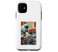 Samurai Warriors Great Wave (Ukiyo-e Japonais) Katana Bushido Coque pour iPhone 11
